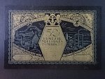 nouzová papírová platidla 1918 - 1924, Pössneck, 50 Millionen Mark 11.8.1923 černá kůže, Grab. 454