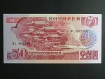 SEVERNÍ KOREA, Trade Bank, 50 Won 1988, BNB. BFX416a, Pi. 38