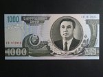 SEVERNÍ KOREA, 1000 Won 2002, BNB. B320a, Pi. 45a