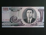 SEVERNÍ KOREA, 5000 Won 2002, BNB. B321a, Pi. 46