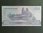 SEVERNÍ KOREA, 5000 Won 2002 přetisk SPECIMEN, BNB. B321as2, Pi. 46