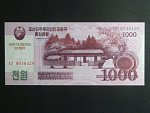 SEVERNÍ KOREA, 1000 Won 2014 přítisk 