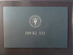 500 Kčs 1923 série A anulát 000000 novotisk vydaný STC pro SNS Košice 
