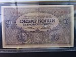 10 Kč 1919 série O 055, PCGS 25