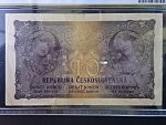 10 Kč 1919 série O 055, PCGS 25