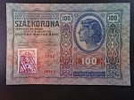100 K 1912, padělaný kolek s raz. 