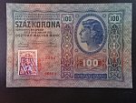 100 K 2.1.1912, padělaný kolek s raz. 