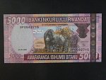 RWANDA, 5000 Francs 2009, BNB. B136a, Pi. 37