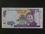 MALAWI, 20 Kwacha 2014, BNB. B157a, Pi. 63