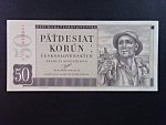 50 Kčs 1950 série B 38, perf. 