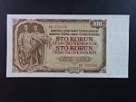 100 Kčs 1953 série CK, tiskárna Goznak Moskva, perf. 3md do obloučku