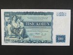 1000 Kč 25.5.1934, série O, 1x perf. SPECIMEN