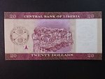 LIBÉRIE, 20 Dollars 2022, BNB. B317a