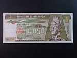 GUATEMALA, 1/2 Quetzal 1986, BNB. B549j, Pi. 65