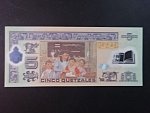 GUATEMALA, 5 Quetzales 2010, BNB. B604a, Pi. 122