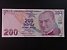 EVROPA-TURECKO - 200 Turk Lirasi 2013, BNB. B305b, Pi. 227