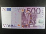 500 Euro 2002 s.N, Rakousko, podpis Jeana-Clauda Tricheta, F001 tiskárna Österreichische Banknoten und Sicherheitsdruck, Rakousko
