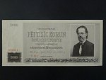 5000 Kčs 1.11.1945 série 22 A s perf. 3md nad sebou
