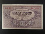 10 Kč 1927 série B 021
