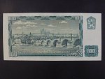 100 Kč 1961/1993 série C 09, kolek, vodoznaková výztuž na rubu