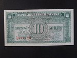 10 Kčs 1945 série Y/X