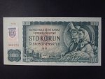 100 Sk/Kčs 1961 série T 93, kolkovaná