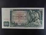 100 Kčs 1961 série G 70 006600, číslovač 1c, zajímavé číslo