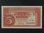 5 Kčs 25.1.1949 série A 40