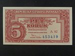 5 Kčs 25.1.1949 série A 82