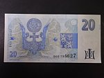 20 Kč 1994 série B 03 proužek vlevo