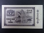 BURMA, 1 Kyat 1965, BNB. B901b, Pi. 52