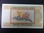 BURMA, 25 Kyats 1972, BNB. B1004a, Pi. 59