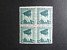  CZ-1944-ČESKOSLOVENSKO (1944-1945) - 4-blok nevydaných kolků z r. 1945 s označením A