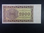 2000 K 1945 série 15 Lt perf. SPECIMEN nahoře, poloha vodoznaku A