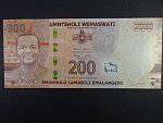 SWAZILAND, 200 Emalangeni 2017, BNB. B238a, Pi. 43
