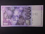 1000 Sk 1993 série G s 2x vodorovnou zrcadlově perf. SPECIMEN