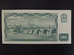 100 Kčs 1961 série R 94, široký číslovač 1c, vodoznaková výztuž na líci