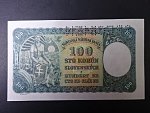100 Ks 1940 I.vydání, kolkovaná série B 14, perf. SPECIMEN nahoře