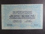 1 Kč 1919 série 190, modro-zelená