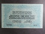 1 Kč 1919 série 278, modro-zelená