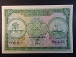 MALEDIVY, 100 Rufiyaa 1960 série C, BNB. B107b, Pi. 7