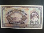 5000 Kč 1920 série B, neperforovaná
