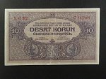10 Kč 1919 série O 202 vysoká série
