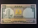 HONG KONG,  Standard Chatered Bank 10 Dollars 1970, BNB. B369d, Pi. 74