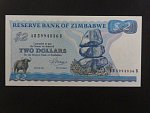 ZIMBABWE, 2 Dollars 1983, BNB. B101b, Pi. 1
