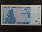 ZIMBABWE, 1 Dollars 2009, BNB. B183a, Pi. 92