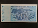 ZIMBABWE, 1 Dollars 2009, BNB. B183a, Pi. 92