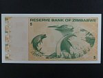 ZIMBABWE, 5 Dollars 2009, BNB. B184a, Pi. 93