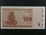 ZIMBABWE, 100 Dollars 2009, BNB. B188a, Pi. 97