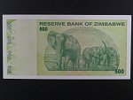 ZIMBABWE, 500 Dollars 2009, BNB. B189a, Pi. 98